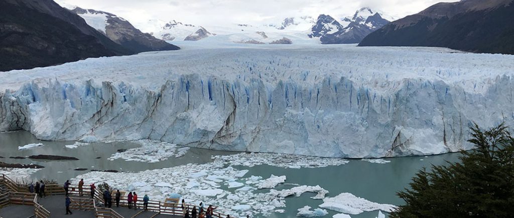 El Glaciar Perito Moreno dentro del Parque Nacional